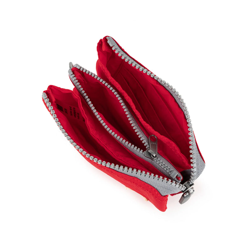 Pwrs Roka | ROKA Carnaby Small Taslon Wallet - Cranberry