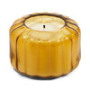 Cannwyll Bersawrus - Ember Aur  | Ripple Glass Candle - Golden Ember