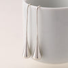 Clustdlysau Arian | Sterling Silver Earrings - Smooth Drop
