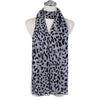 Sgarff Aurelia - Du/Llwyd | Aurelia Scarf - Raven