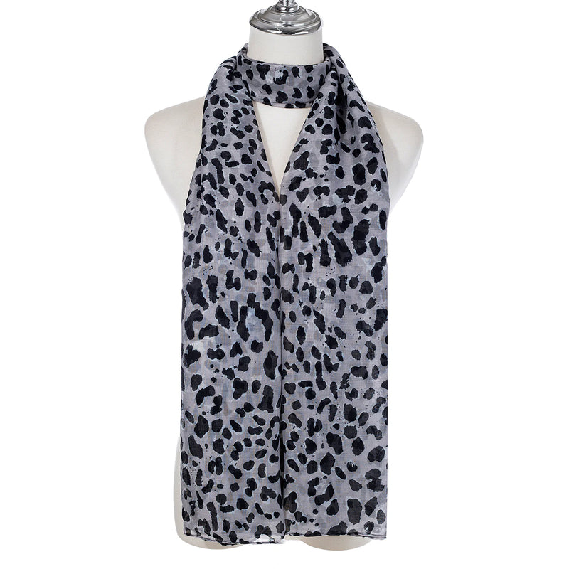 Sgarff Aurelia - Du/Llwyd | Aurelia Scarf - Raven