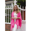 Siôl Tilly - Pinc | Tilly Knitted Wrap – Fuchsia