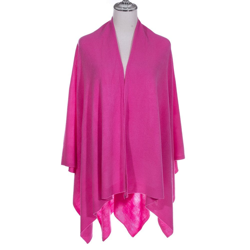 Siôl Tilly - Pinc | Tilly Knitted Wrap – Fuchsia