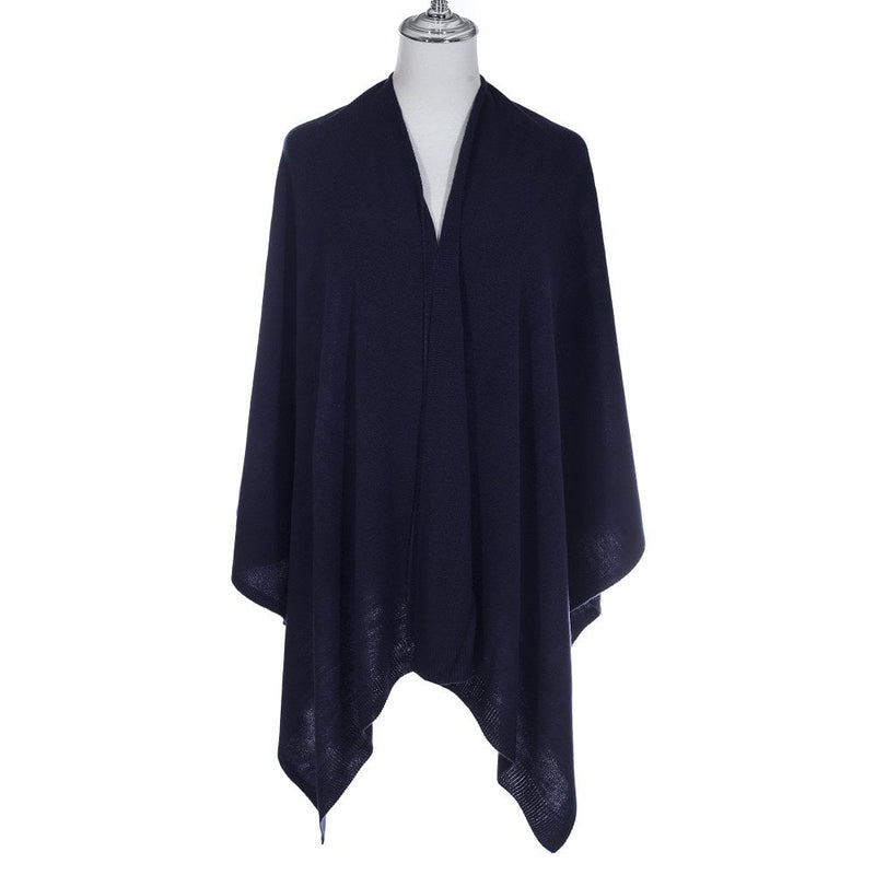 Siôl Tilly - Nêfi | Tilly Knitted Wrap – Navy