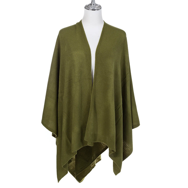 Siôl Tilly - Olif | Tilly Knitted Wrap – Olive