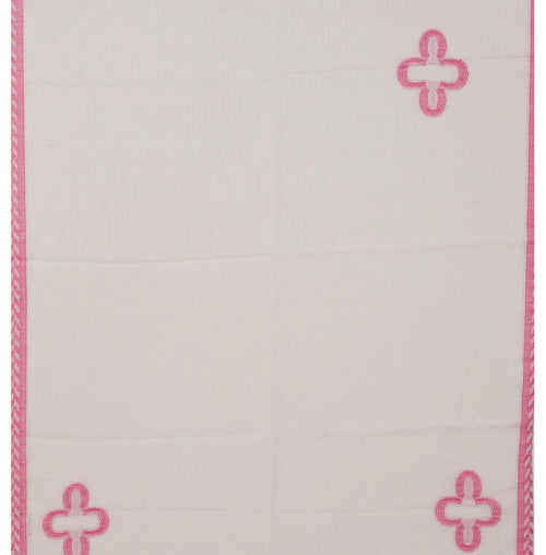 Sgarff Meillion - Pinc/Ffiwsia | Clover Scarf - Pink/Fuchsia