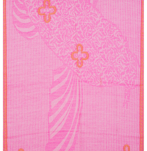 Sgarff Meillion - Pinc/Oren | Clover Scarf - Pink/Orange