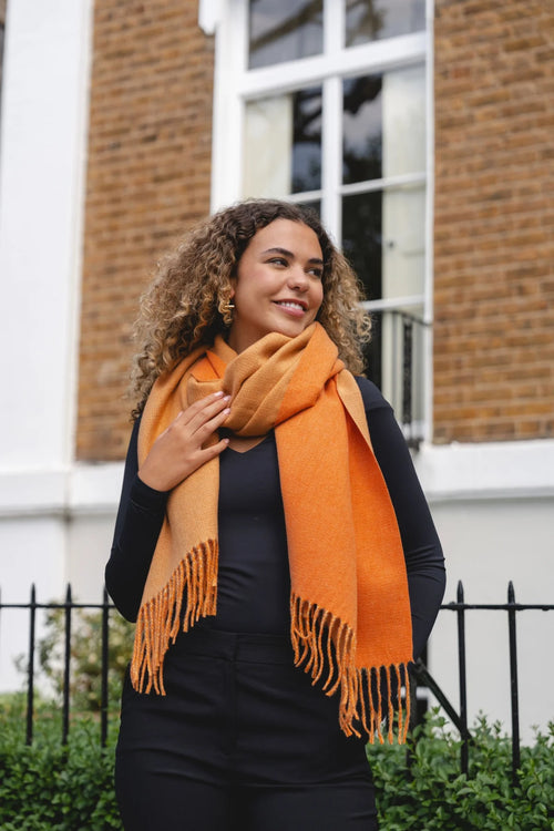 Sgarff Amanda - Sbeis | Amanda Scarf - Burnt Spice