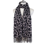 Sgarff Pwysau Canolig - Eboni | Medium Weight Scarf - Ebony