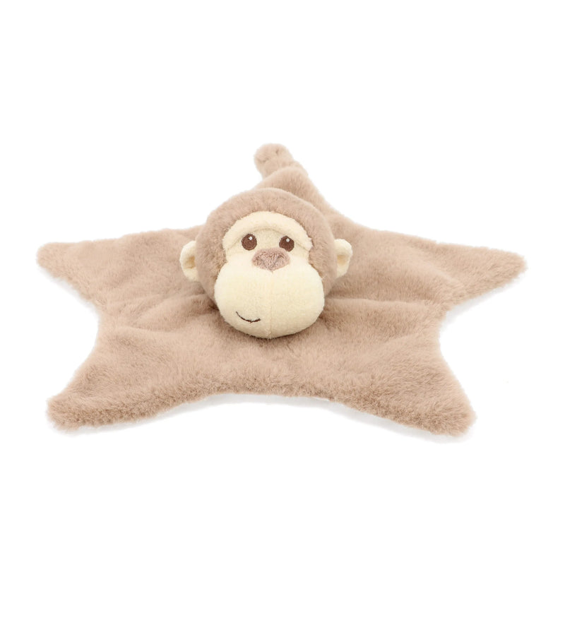 Blanced Cysur Keeleco - Mwnci | Keeleco Comfort Blanket - Marcel Monkey