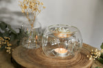Llosgwr Olew Gwydr - Blodau Gwyllt | Glass Oil Burner - Wildflowers
