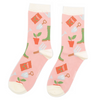 Sanau - Garddio | Miss Sparrow Socks - Gardening Gear Pink