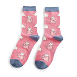 Sanau - Moch yn Hedfan | Miss Sparrow Socks - Flying Pigs
