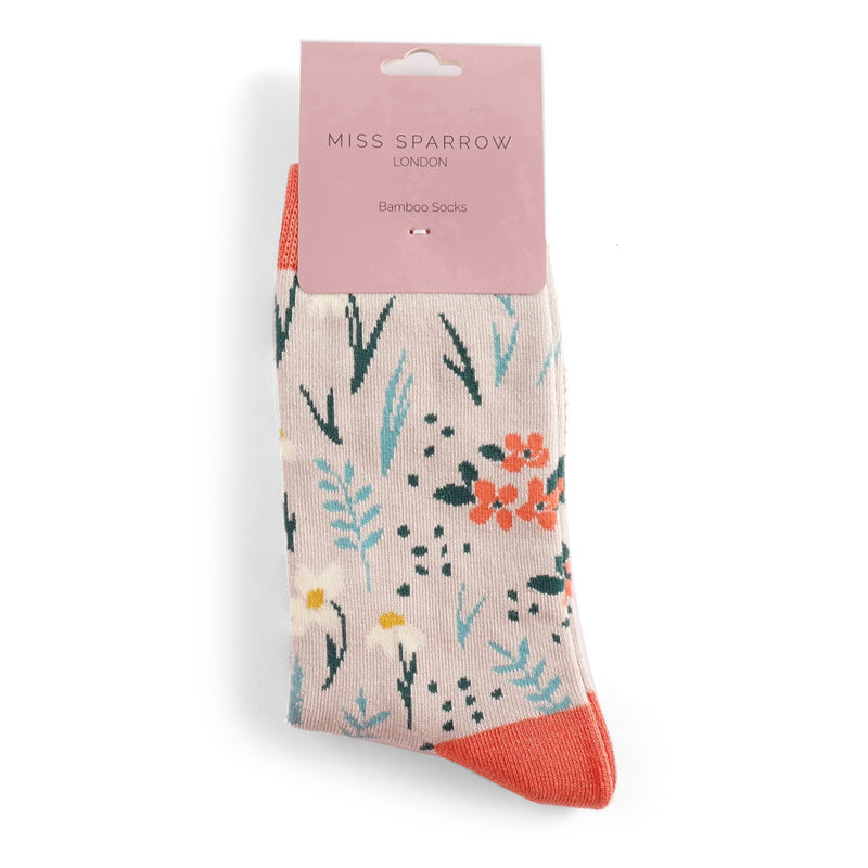Sanau - Dôl | Miss Sparrow Socks - Meadow Silver
