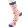 Sanau - Ceirios Bach | Miss Sparrow Socks - Mini Cherries Light Pink