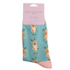 Sanau - Ceirw | Miss Sparrow Socks - Cozy Reindeer