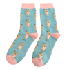 Sanau - Ceirw | Miss Sparrow Socks - Cozy Reindeer