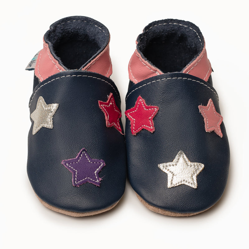 Esgidiau Inch Blue Stardom Nêfi | Stardom Navy & Pinks Inch Blue Shoes