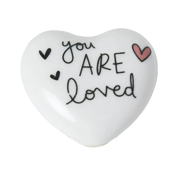 Anrheg Bychan Serameg | Ceramic Token - You Are Loved