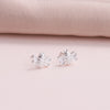Clustdlysau Gwenyn - Arian | Bees Knees Bee Stud Earrings - Silver