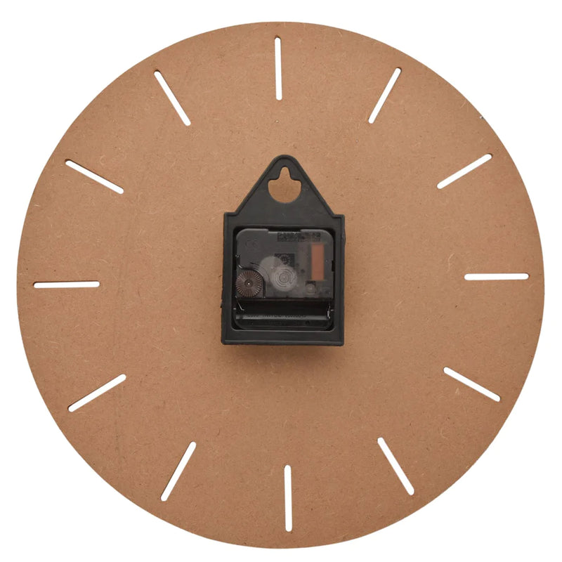 Cloc Wal Pren | Wooden Wall Clock - 30cm