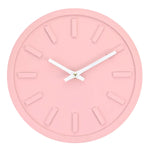 Cloc Wal Minimalaidd - Pinc | Minimalist Wall Clock - Pink