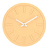 Cloc Wal Minimalaidd - Melyn | Minimalist Wall Clock - Yellow