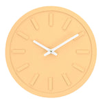 Cloc Wal Minimalaidd - Melyn | Minimalist Wall Clock - Yellow
