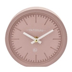 Cloc Desg Minimalaidd - Pinc | Minimalist Desk Clock - Pink