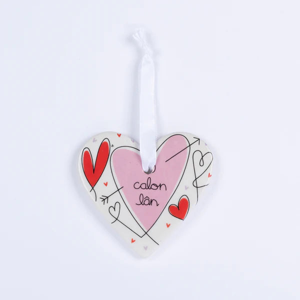 Addurn Serameg -  Calon Lân | Ceramic Decoration - Pure Heart