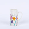 Jwg Flodau Canolig - Cennin Pedr a Thiwlipau | Medium Flower Jug - Daffodils & Tulips
