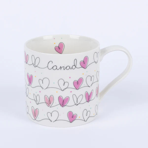 Mwg Tsieina - Cariad | China Mug - Love