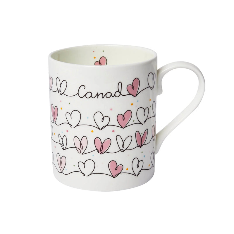 Mwg Tsieina - Cariad | Fine Bone China Mug - Cariad
