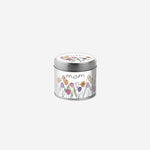 Cannwyll Bersawrus - Mam | Fragranced Tin Candle - Mam, Tulips & Daffodils.