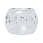 Llosgwr Olew Gwydr - Blodau Gwyllt | Glass Oil Burner - Wildflowers