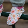 Esgidiau Inch Rhosod | Wild Roses Inch Blue Shoes