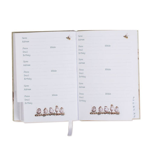 Llyfr Cyfeiriadau | Wrendale Address Book - Piggy in the Middle