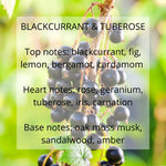 Cwyr Persawrus - Cwrens Duon a Tiwbros | Calon Wax Melts - Blackcurrant & Tuberose