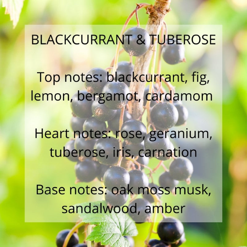 Cwyr Persawrus - Cwrens Duon a Tiwbros | Calon Wax Melts - Blackcurrant & Tuberose