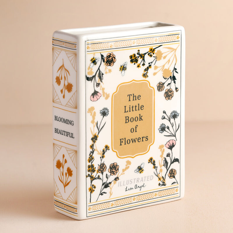 Fâs Siap Llyfr | Book Shaped Vase - Little Book of Flowers