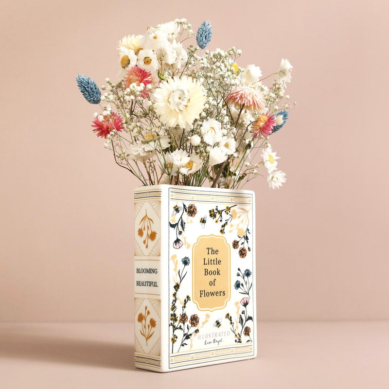 Fâs Siap Llyfr | Book Shaped Vase - Little Book of Flowers