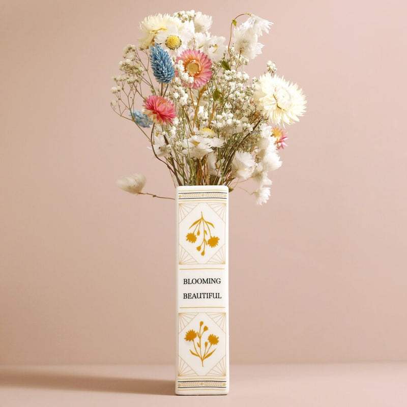 Fâs Siap Llyfr | Book Shaped Vase - Little Book of Flowers