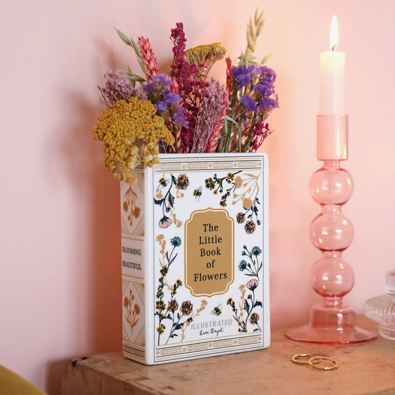 Fâs Siap Llyfr | Book Shaped Vase - Little Book of Flowers