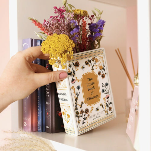 Fâs Siap Llyfr | Book Shaped Vase - Little Book of Flowers