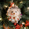 Pecyn Ffeltio Nodwydd - Draenog Nadolig | Needle Felting Craft Kit - Christmas Hedgehog