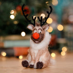 Pecyn Ffeltio Nodwydd - Carw Nadolig | Needle Felting Craft Kit - Christmas Reindeer