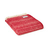 Carthen Wlân Cymreig - Coch | Welsh Wool Blanket - Fair Isle Red
