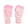 Menig Di-Fysedd Elowyn - Pinc | Elowyn Fingerless Gloves - Pink