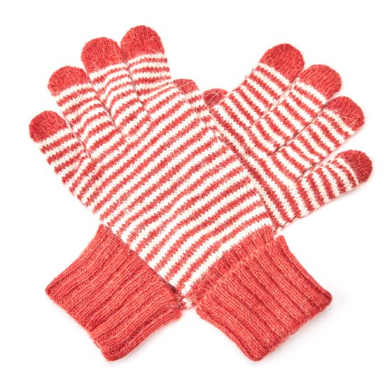 Menig Hannah - Coch | Hannau Gloves - Red