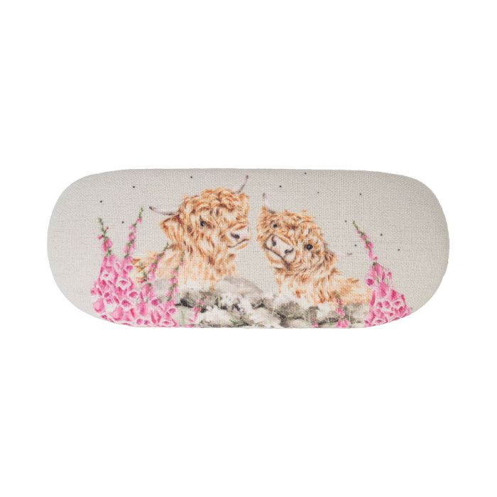 Cas Sbectol Wrendale | Wrendale Glasses Case - Just for Moo